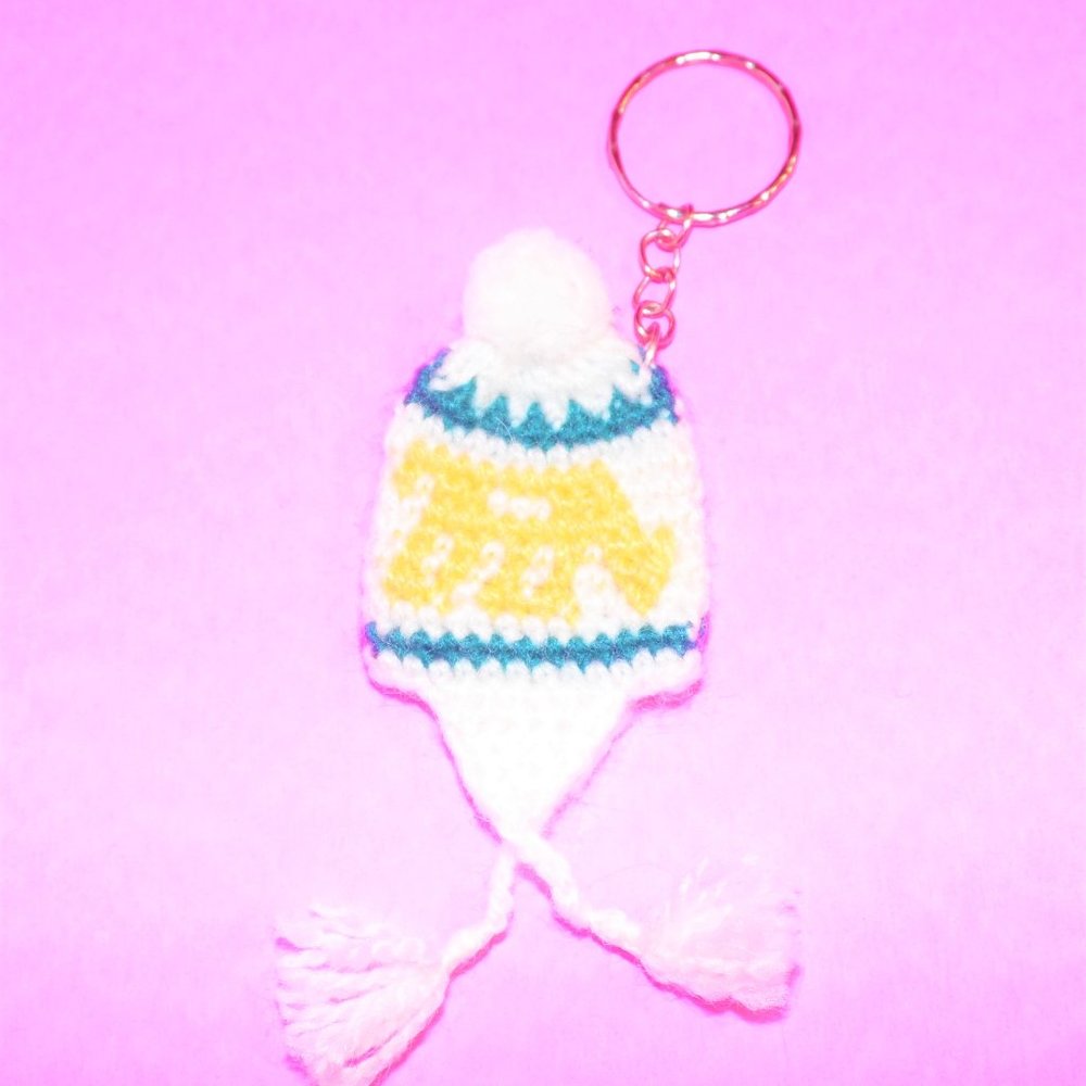 Peru Cuzco Wool Knitted Chuyo Hat Keychain